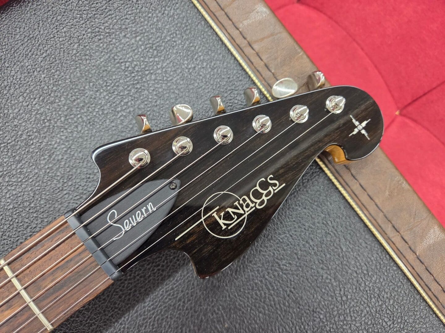 Knaggs Severn Trem HSS #1646 2026 - Blue Green Flame Top - Image 14