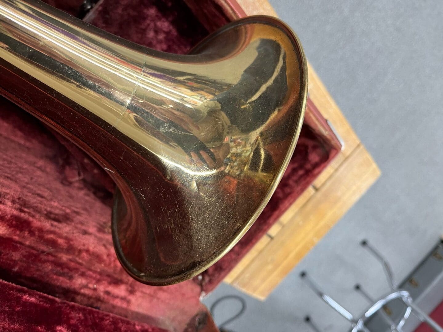 York Super Custom Trombone 50s/60s W/ Case - Image 9