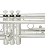 Yamaha Student Trumpet in the Silver Finish with deluxe case and mouthpiece