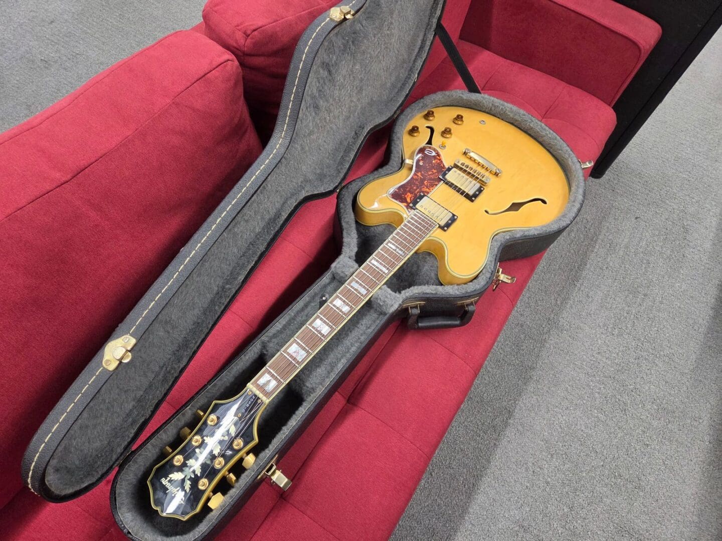 Epiphone Sheraton II with Case - Natural - Victor Litz