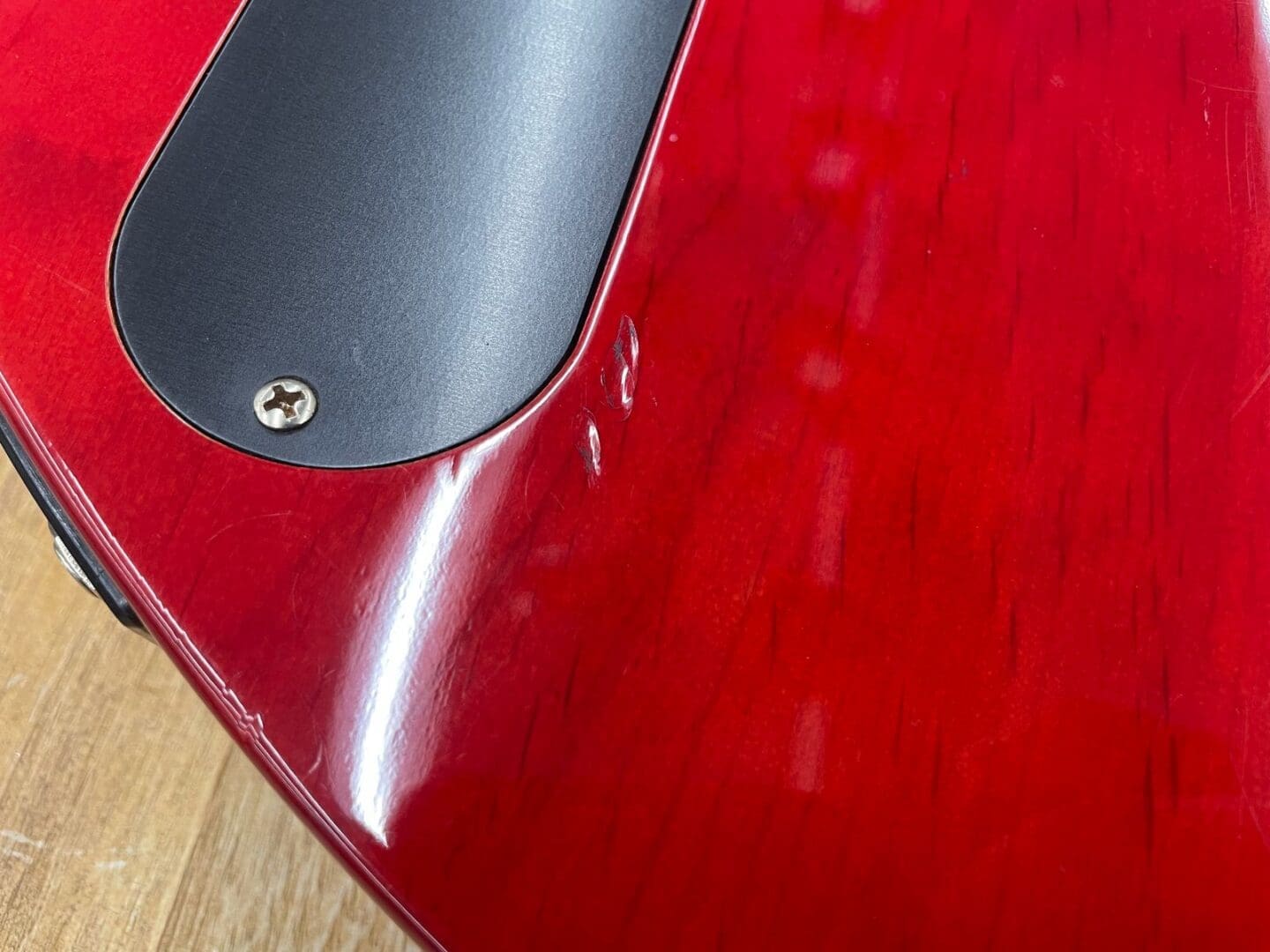 B.C. Rich Mockingbird Bass Platinum Series 1998 - Red - Image 4