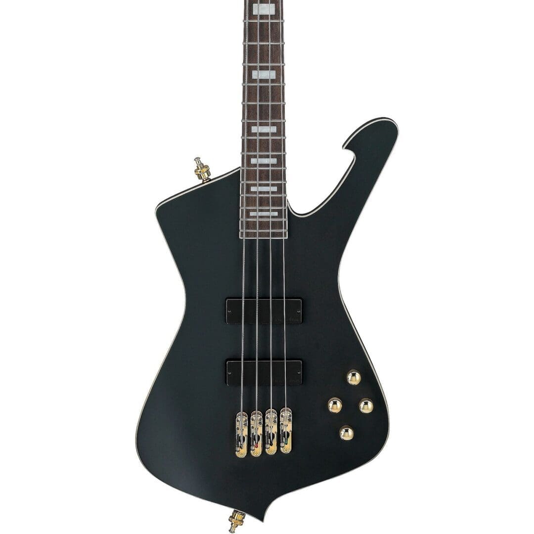 Ibanez Iceman ICB620 Electric Bass Guitar - Black Flat