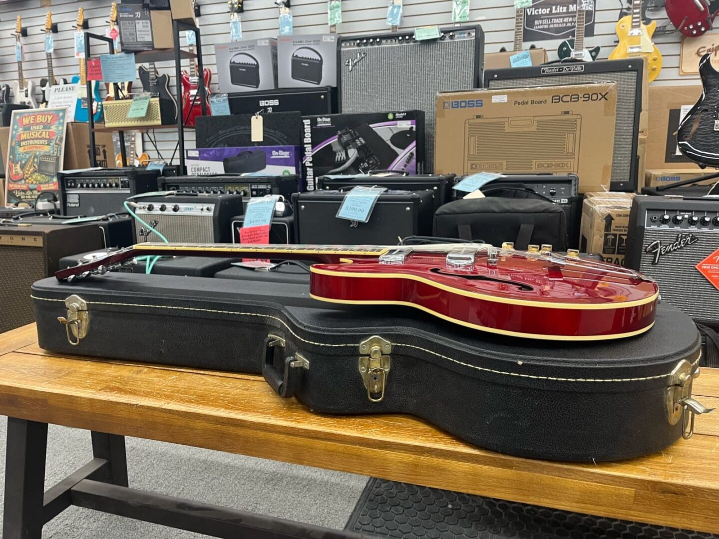 Epiphone Casino CH 2003 MIK - Cherry W/ Epiphone Case - Victor Litz
