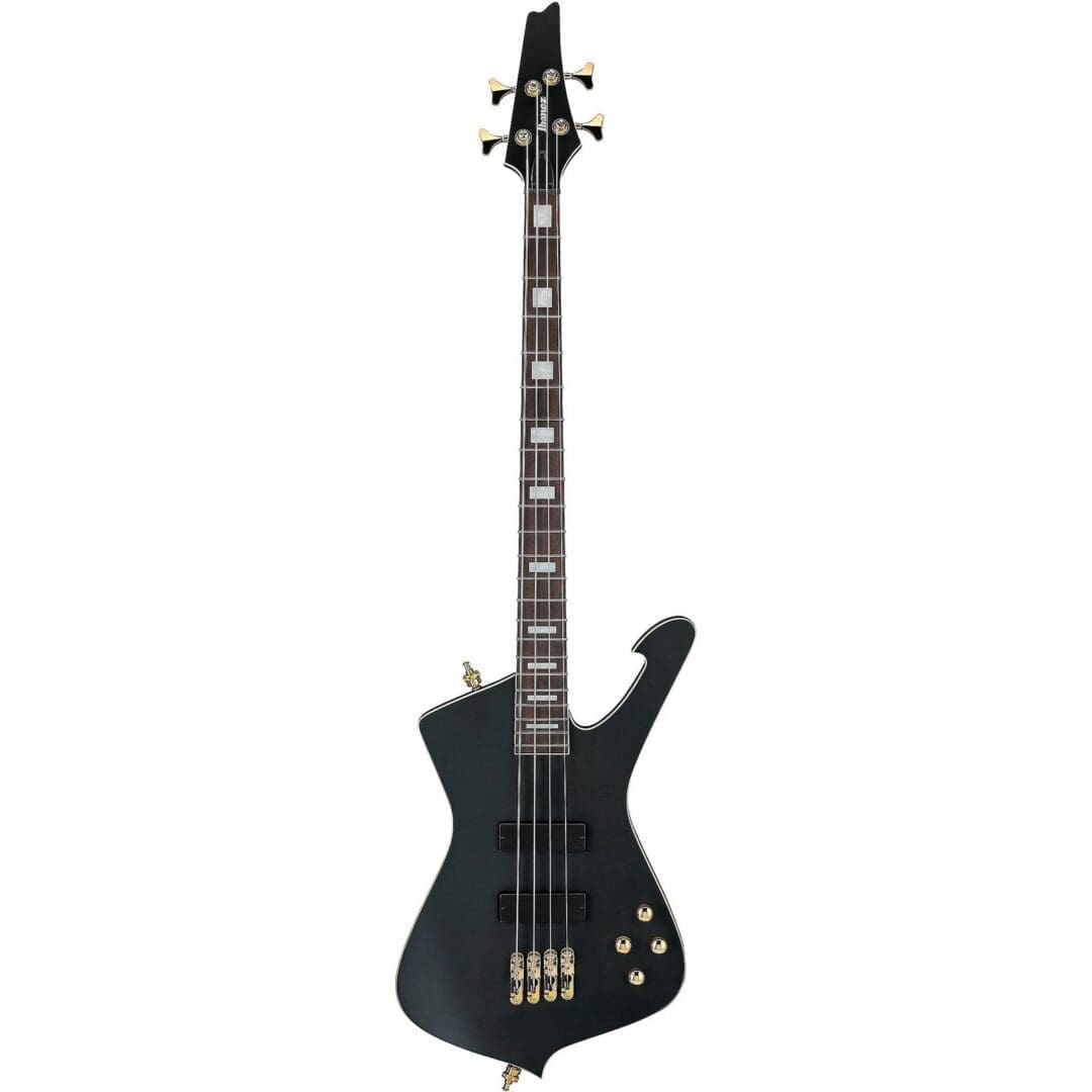 Ibanez Iceman ICB620 Electric Bass Guitar - Black Flat - Image 7
