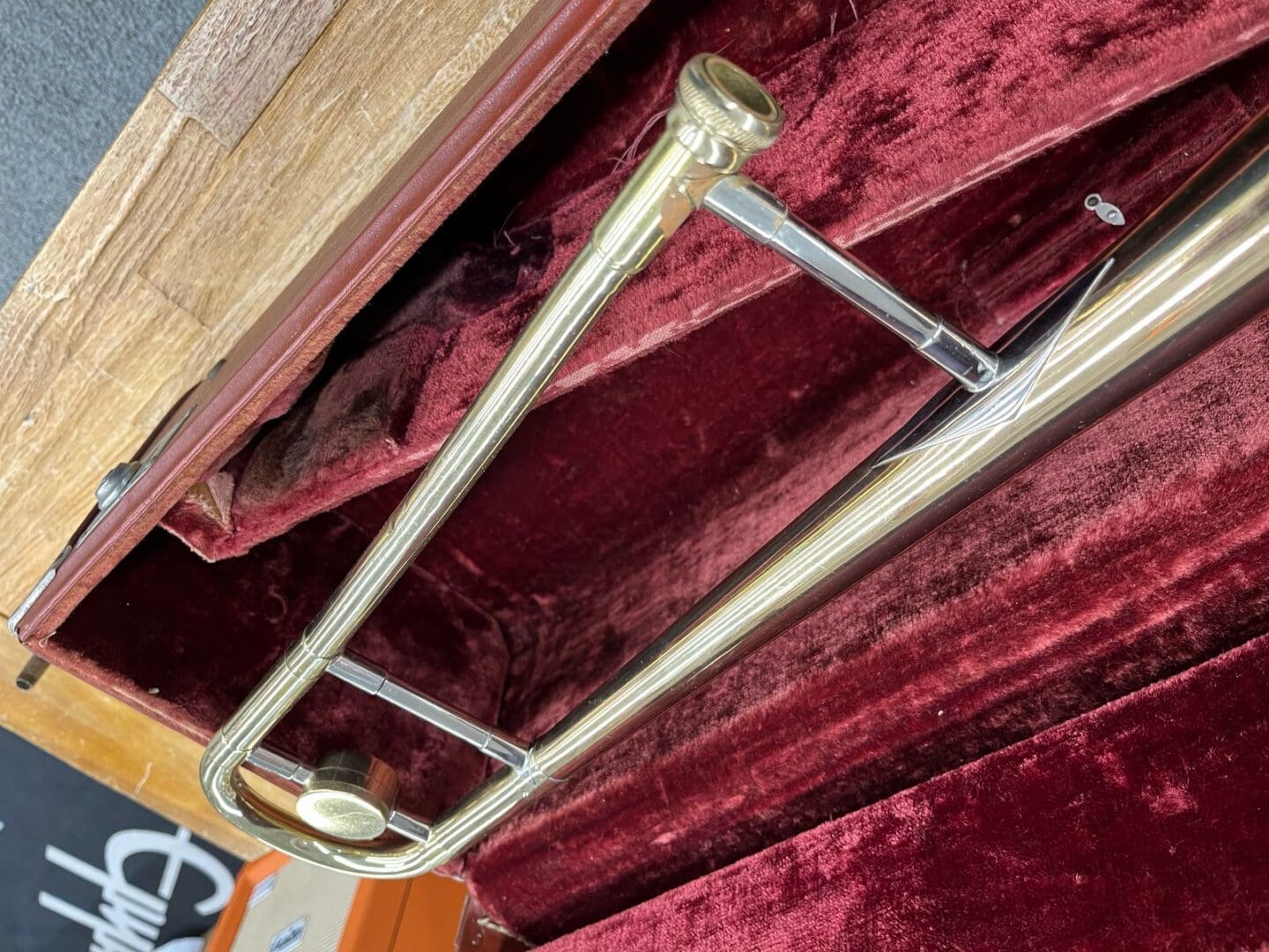 York Super Custom Trombone 50s/60s W/ Case - Image 8