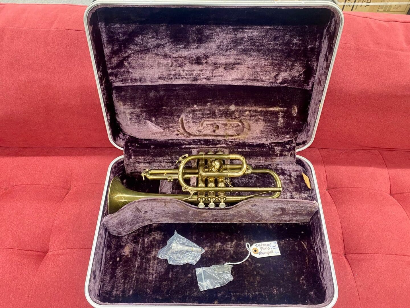 Selmer Paris K-Modified Cornet Serial # 2045 (1958-1959) w/ Original Case
