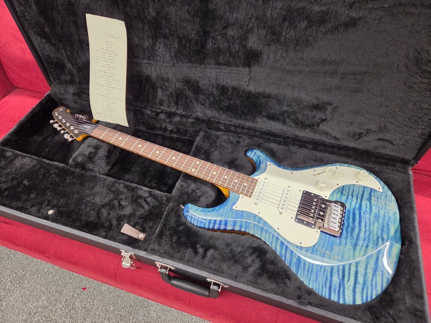 Knaggs Severn Trem HSS #1646 2026 - Blue Green Flame Top - Image 18