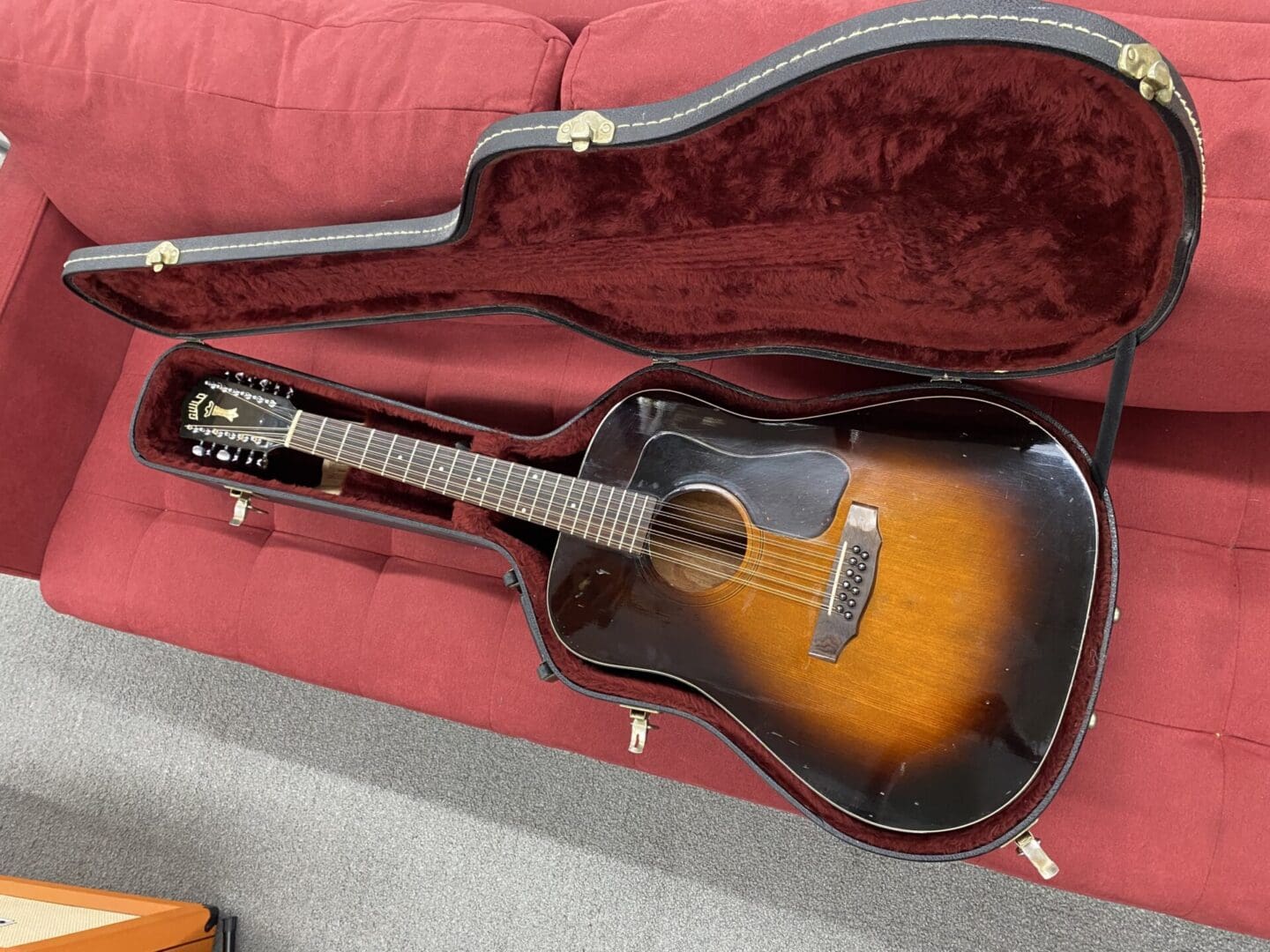 Guild D-212-SB 12-String Acoustic Guitar 1981 - Sunburst w/ Case Made in USA
