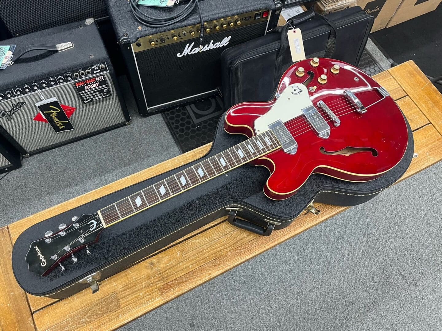 Epiphone Casino CH 2003 MIK - Cherry W/ Epiphone Case - Victor Litz