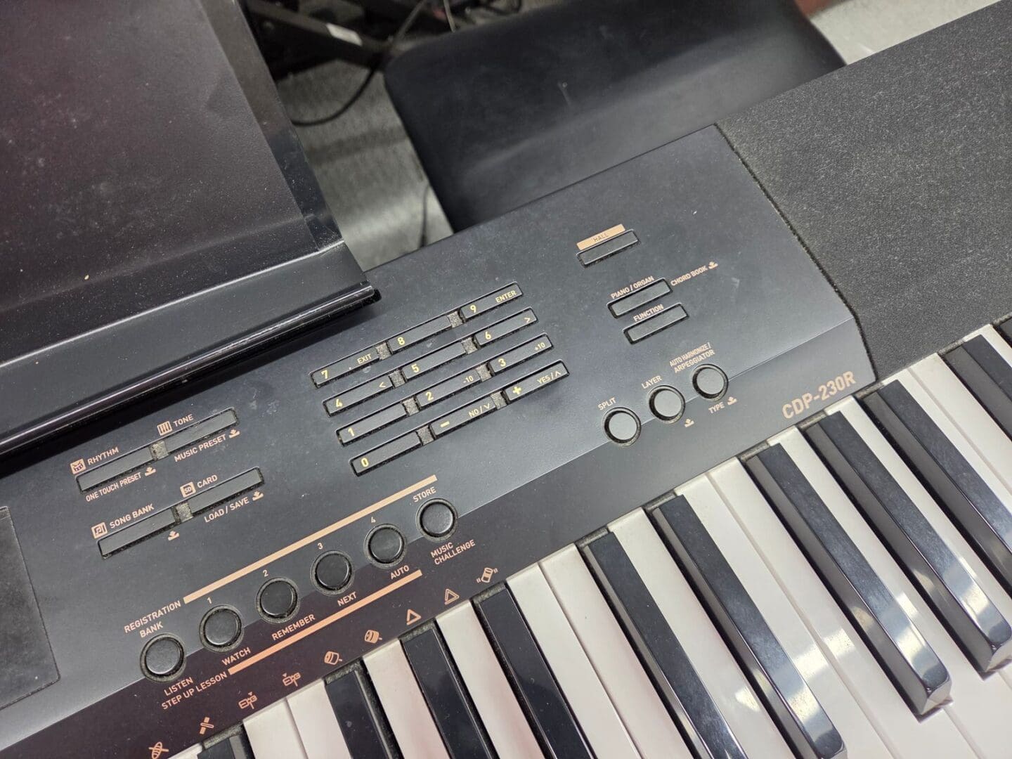 Casio CDP-230R 88-Key Digital Piano with Stand - Black Used – Good Price$299.99 Local Pickup Only - Image 8