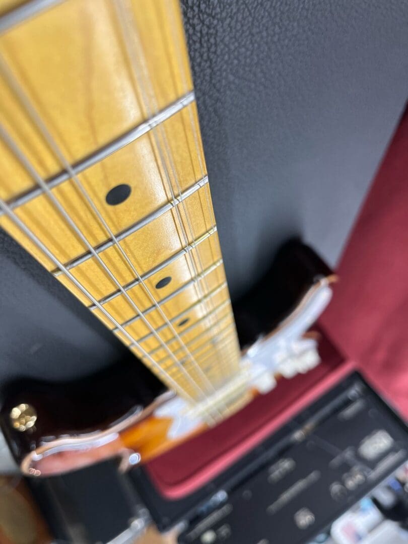 Custom Rose Hardtail Strat - Quilted Honeyburst W/ Case - Image 21