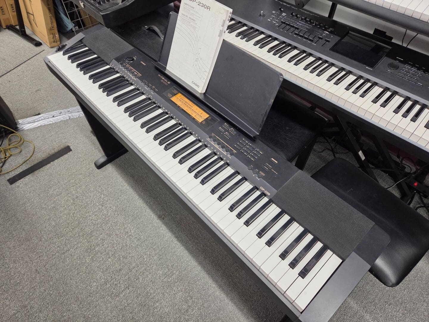 Casio CDP-230R 88-Key Digital Piano with Stand - Black Used – Good Price$299.99 Local Pickup Only