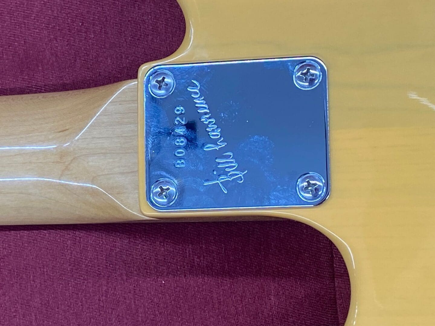 Bill Lawrence BT1R T-Style Electric Guitar 1980's - Butterscotch MIJ - Image 8