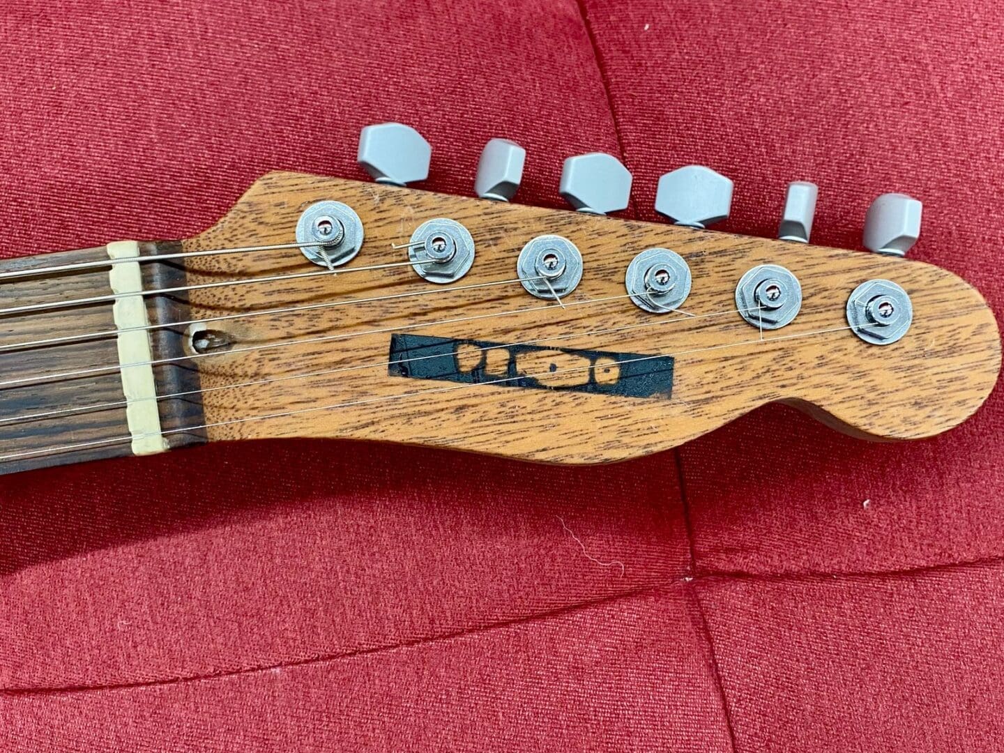 Warmoth T-Style Partscaster HH - Sonic Blue Satin w/ Mahogany Neck - Image 10