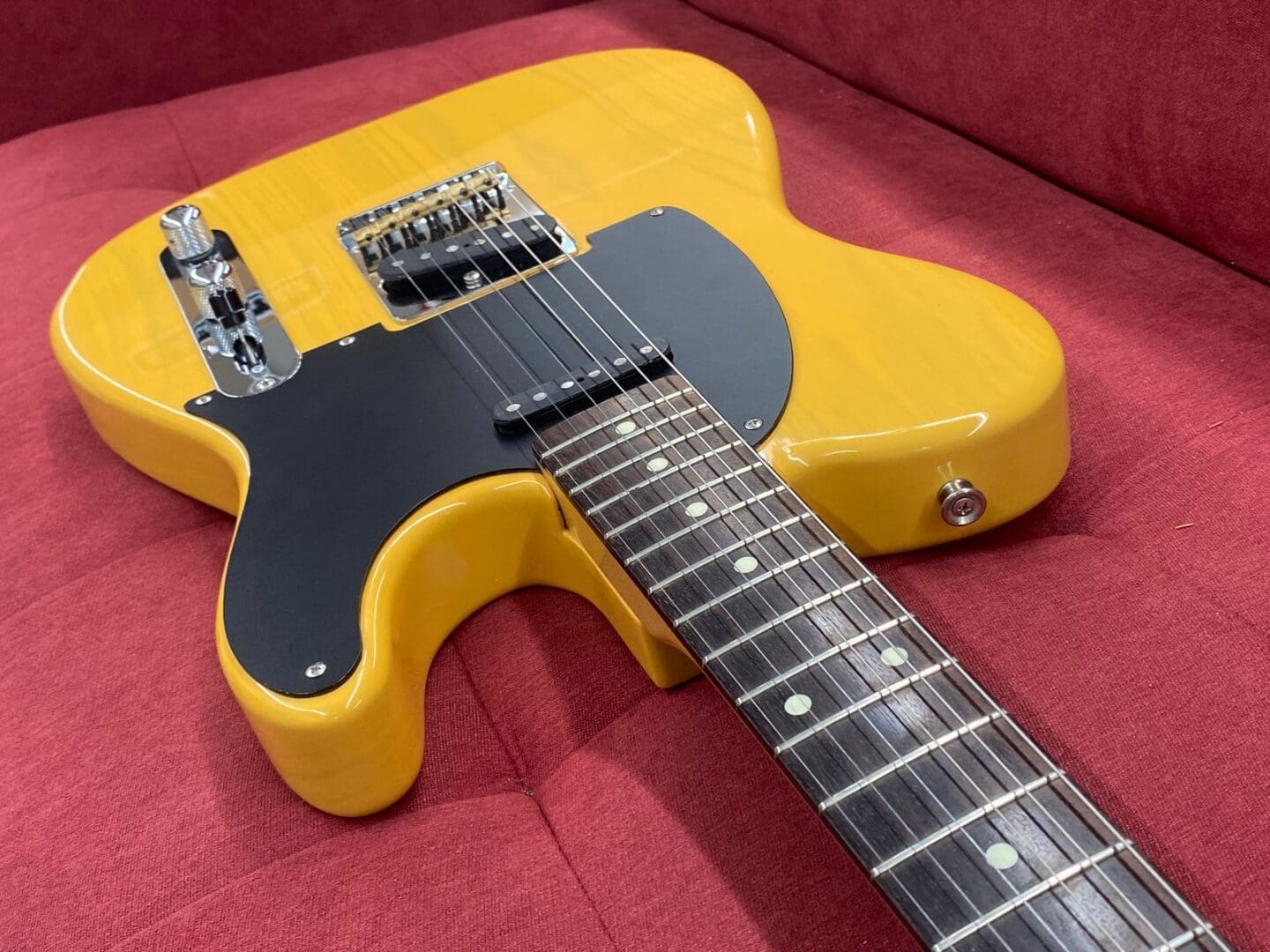 Bill Lawrence BT1R T-Style Electric Guitar 1980's - Butterscotch MIJ - Image 2