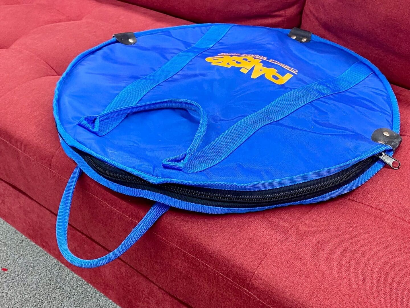Vintage Paiste 20" Cymbal Bag - Blue - Image 2