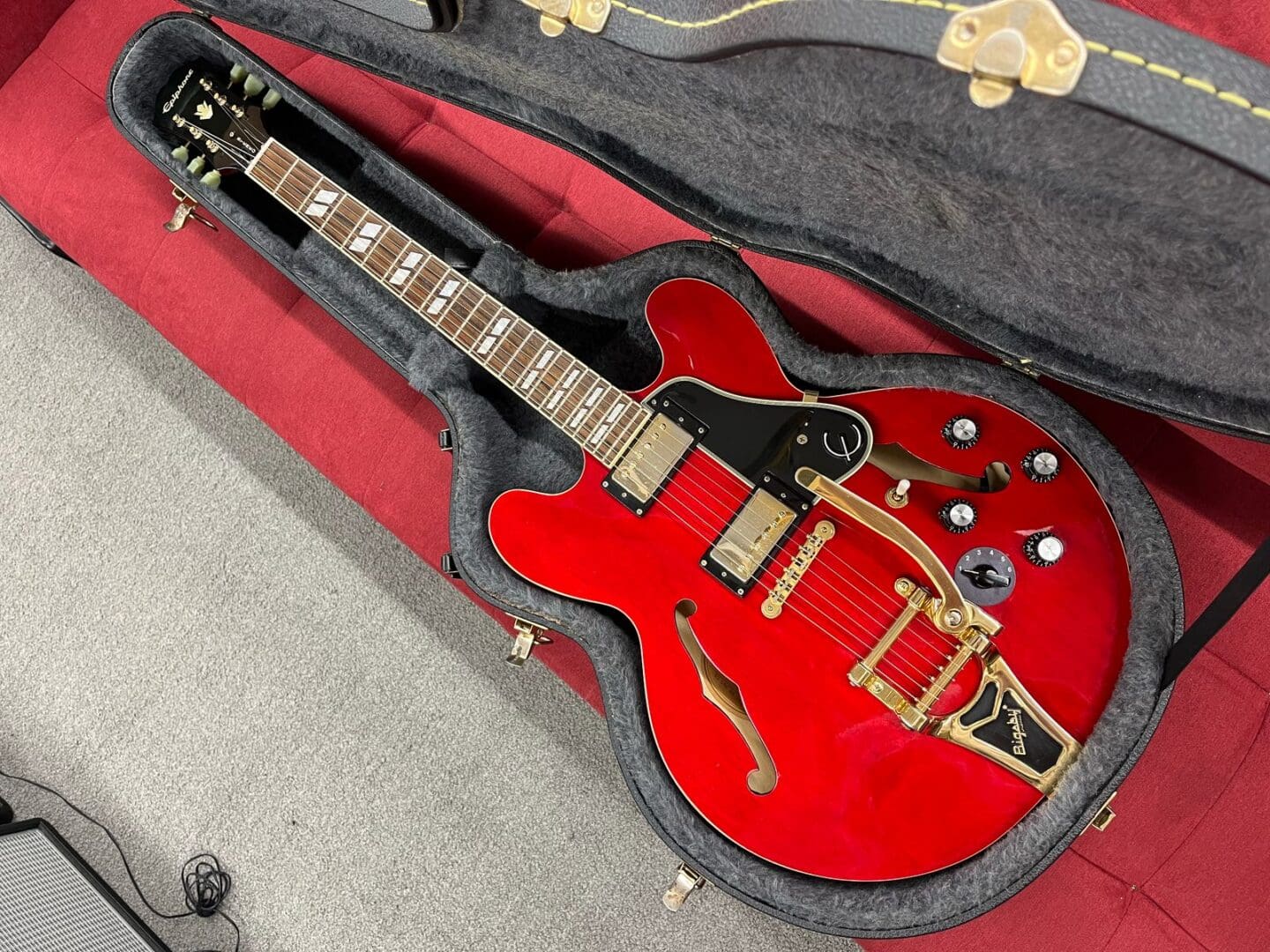 Epiphone Dot ES-345 CH Stereo 2011 - Cherry W/ Case - Victor Litz