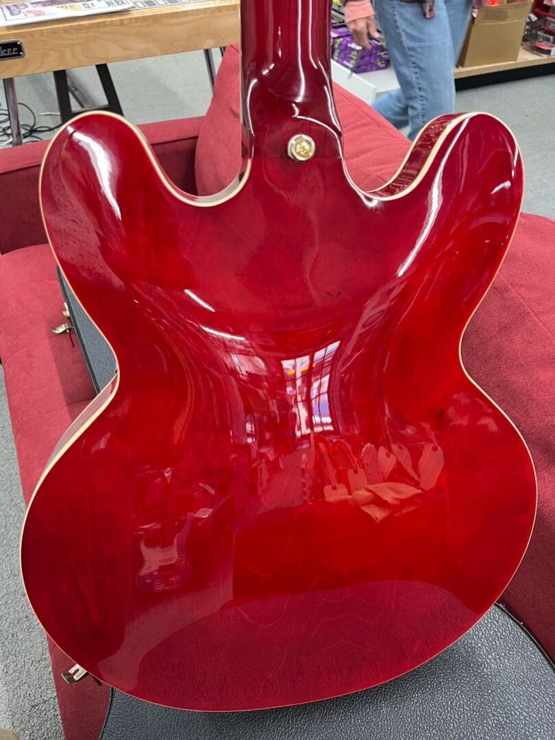 Epiphone Dot ES-345 CH Stereo 2011 - Cherry W/ Case - Image 3