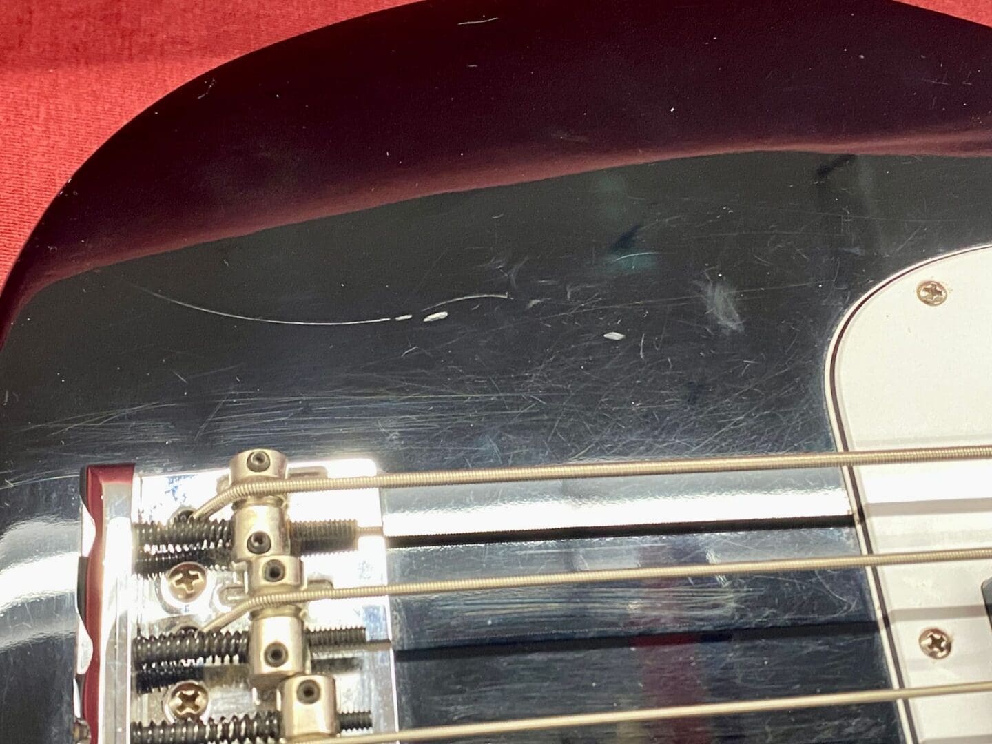 Fender American Standard Precision Bass 2008 - Black w/ Case - Image 6