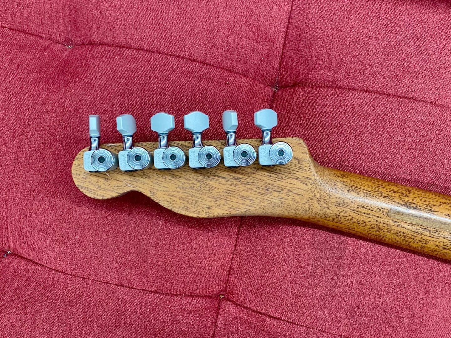 Warmoth T-Style Partscaster HH - Sonic Blue Satin w/ Mahogany Neck - Image 7