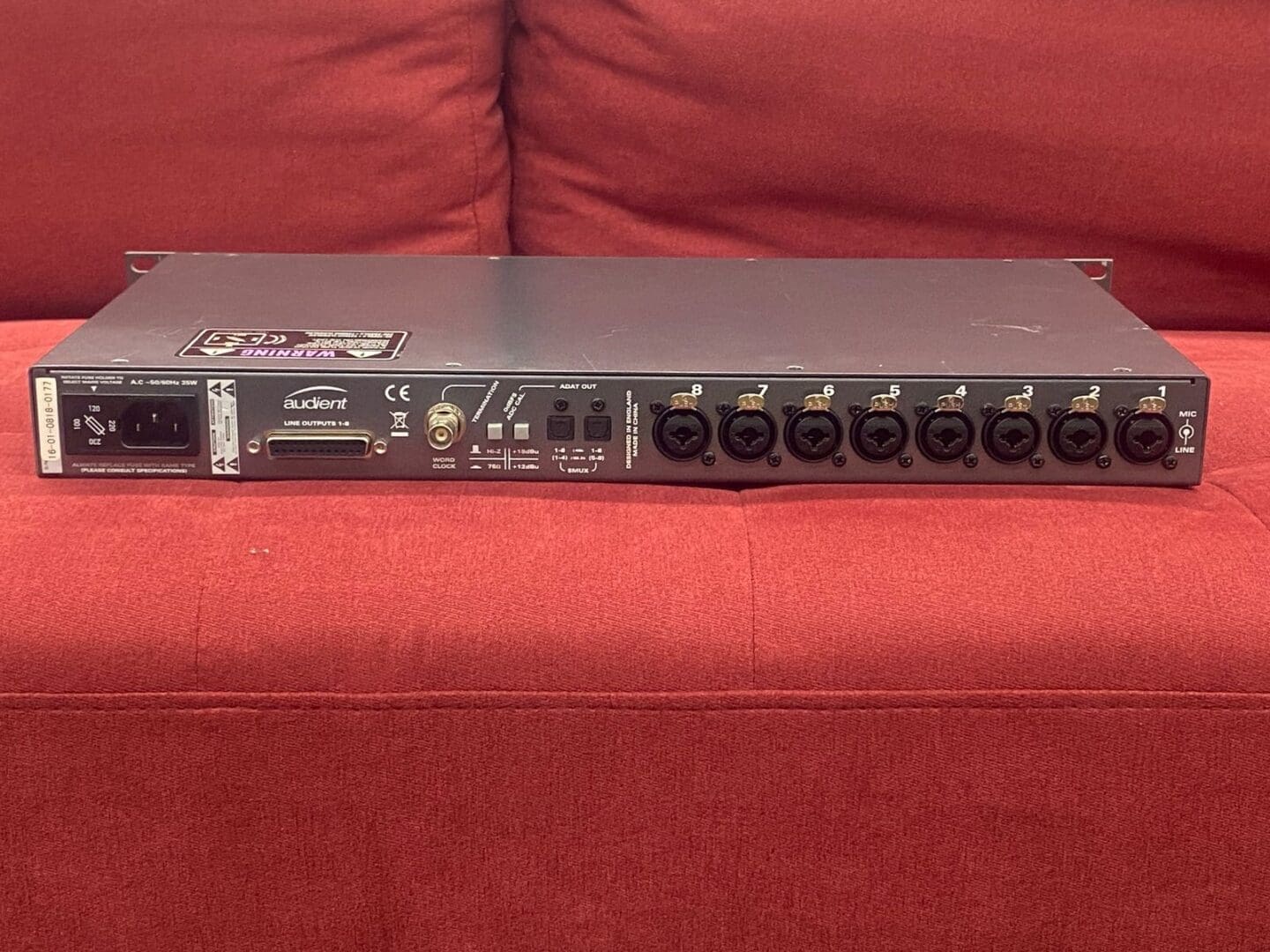 Audient ASP800 8-Channel Microphone Preamp/ADC - Image 7