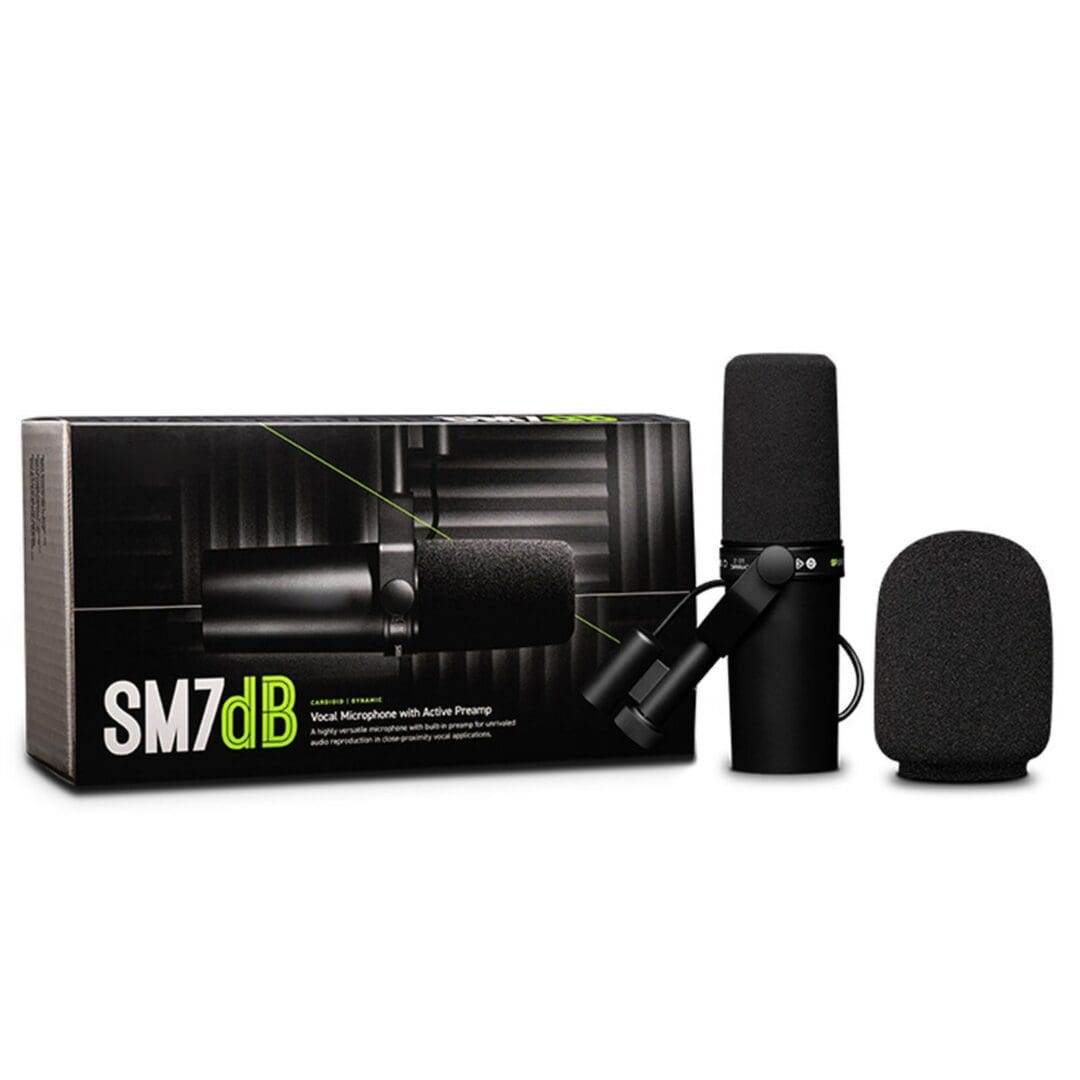 Shure SM7dB Dynamic Vocal Microphone with Built-in Preamp - Victor