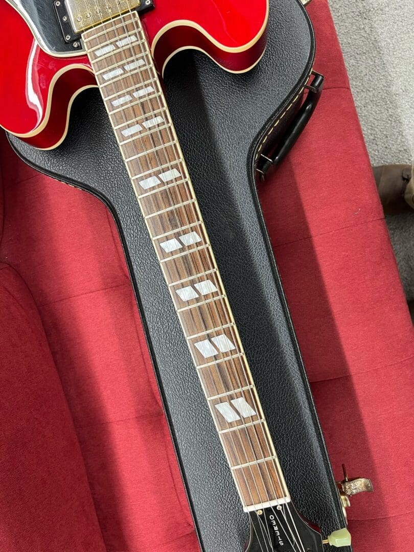 Epiphone Dot ES-345 CH Stereo 2011 - Cherry W/ Case - Image 5