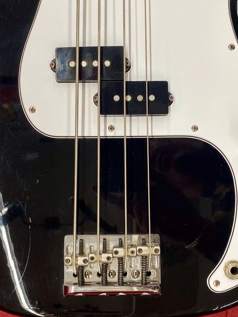 Fender American Standard Precision Bass 2008 - Black w/ Case - Image 12