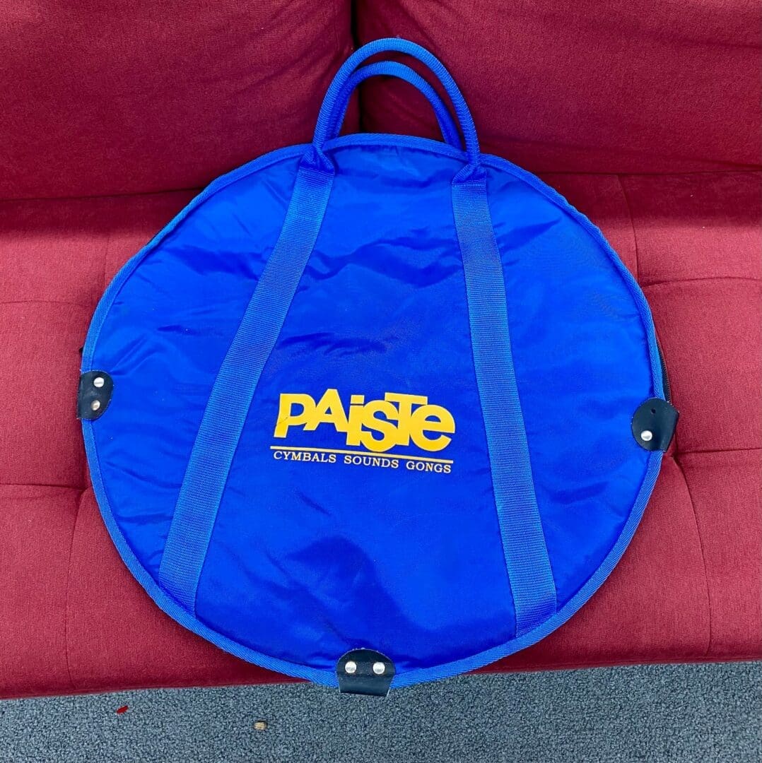Vintage Paiste 20" Cymbal Bag - Blue - Image 5