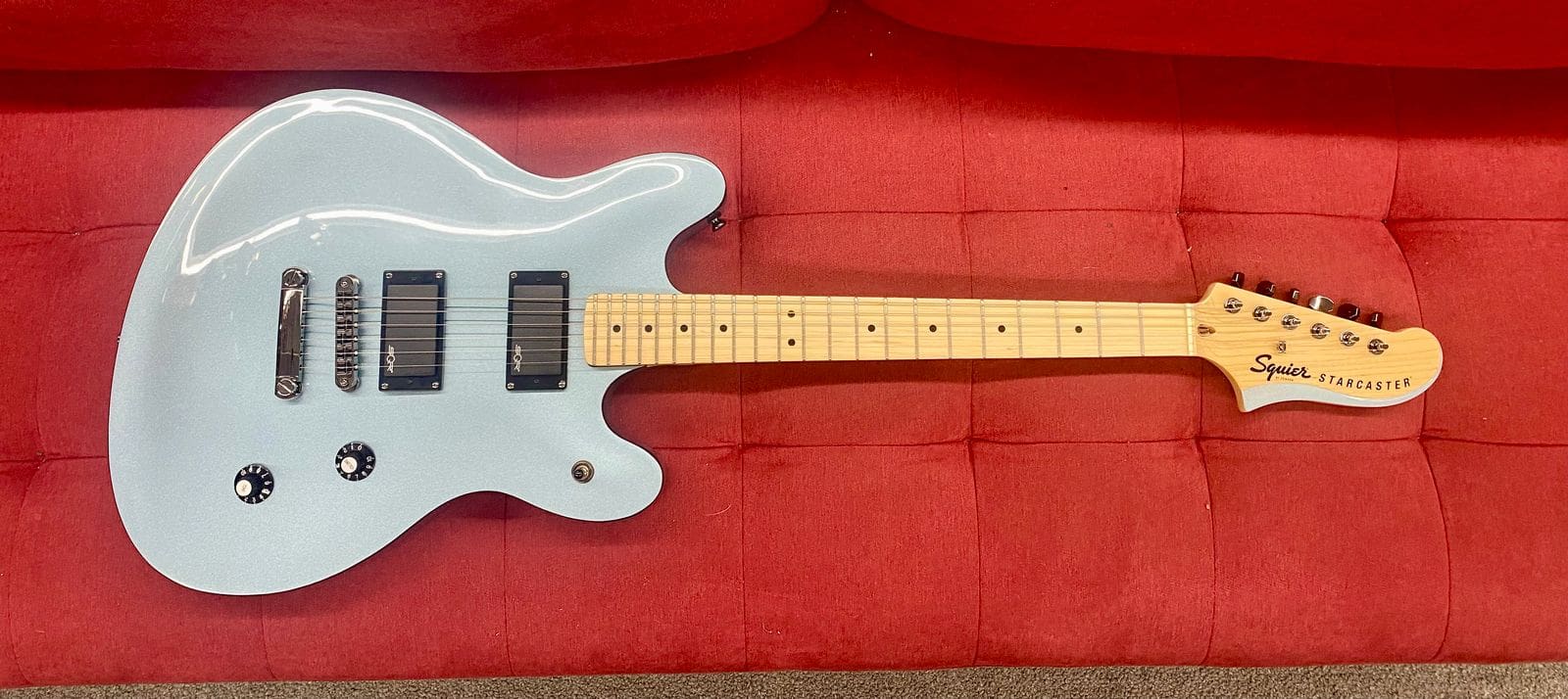 Squier Contemporary Active Starcaster - Gunmetal Metallic