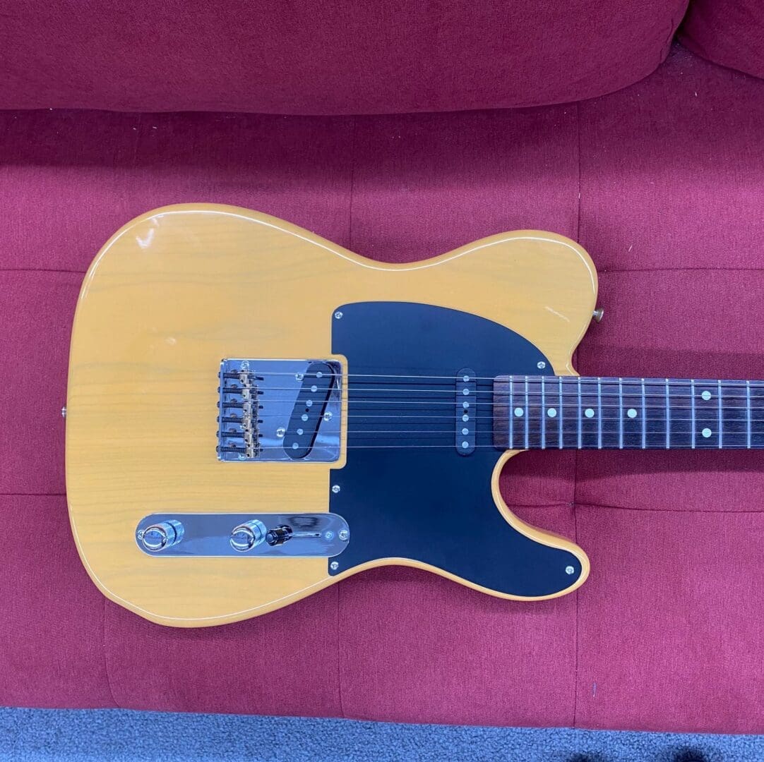 Bill Lawrence BT1R T-Style Electric Guitar 1980's - Butterscotch MIJ - Image 5