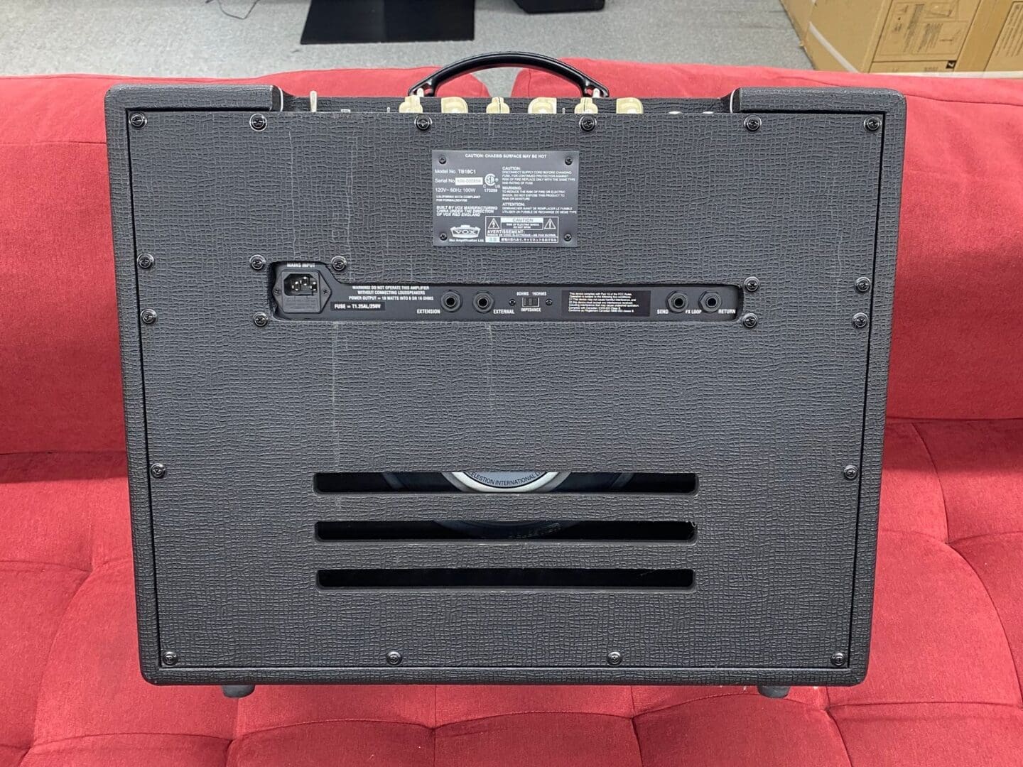 Vox TB18C1 Tony Bruno 1x12 Guitar Combo Amp - Black - Image 10