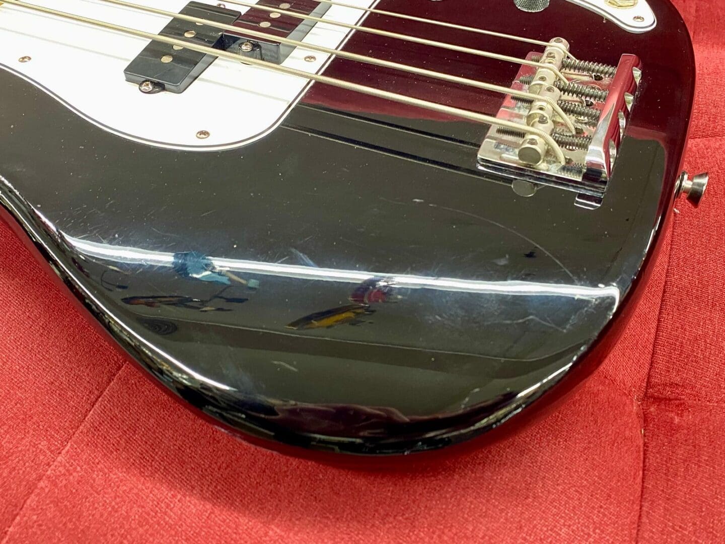 Fender American Standard Precision Bass 2008 - Black w/ Case - Image 19