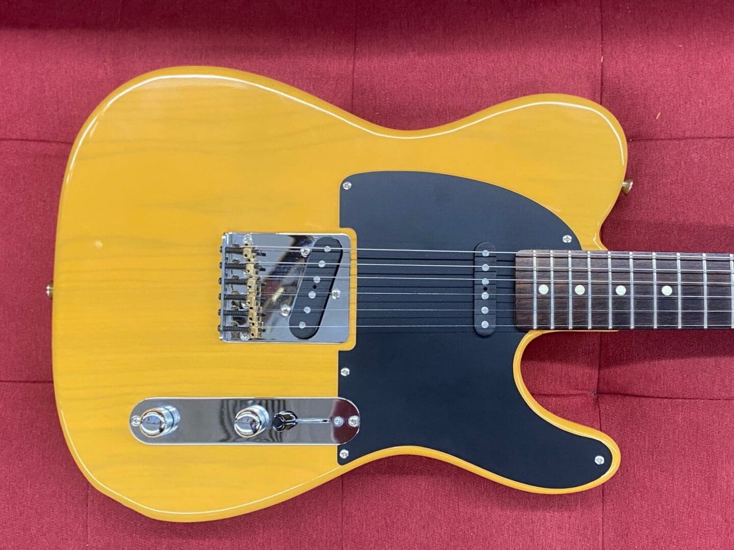 Bill Lawrence BT1R T-Style Electric Guitar 1980's - Butterscotch MIJ - Image 15
