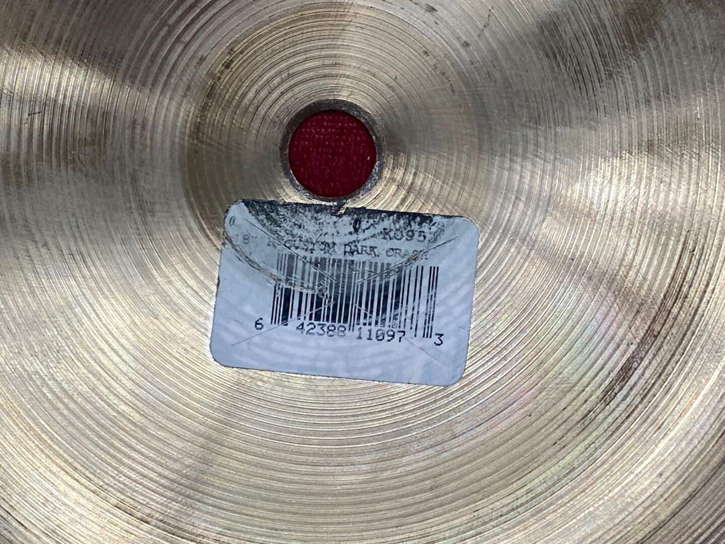 Zildjian 18" K Custom Dark Crash Cymbal - Image 8