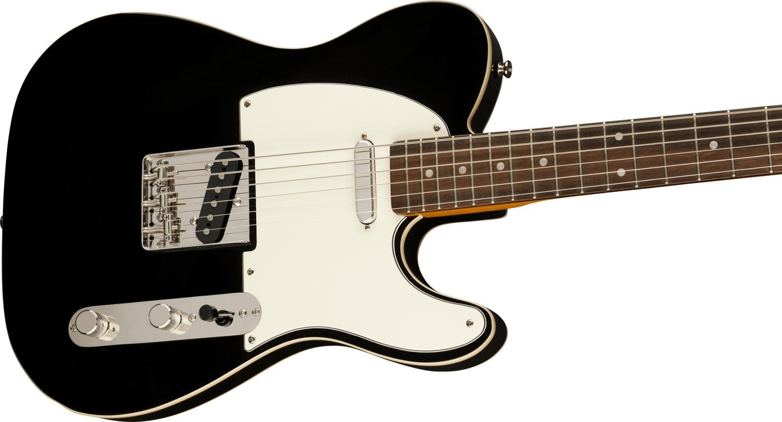 Squier Classic Vibe Baritone Custom Telecaster Electric Guitar - Black - Image 8
