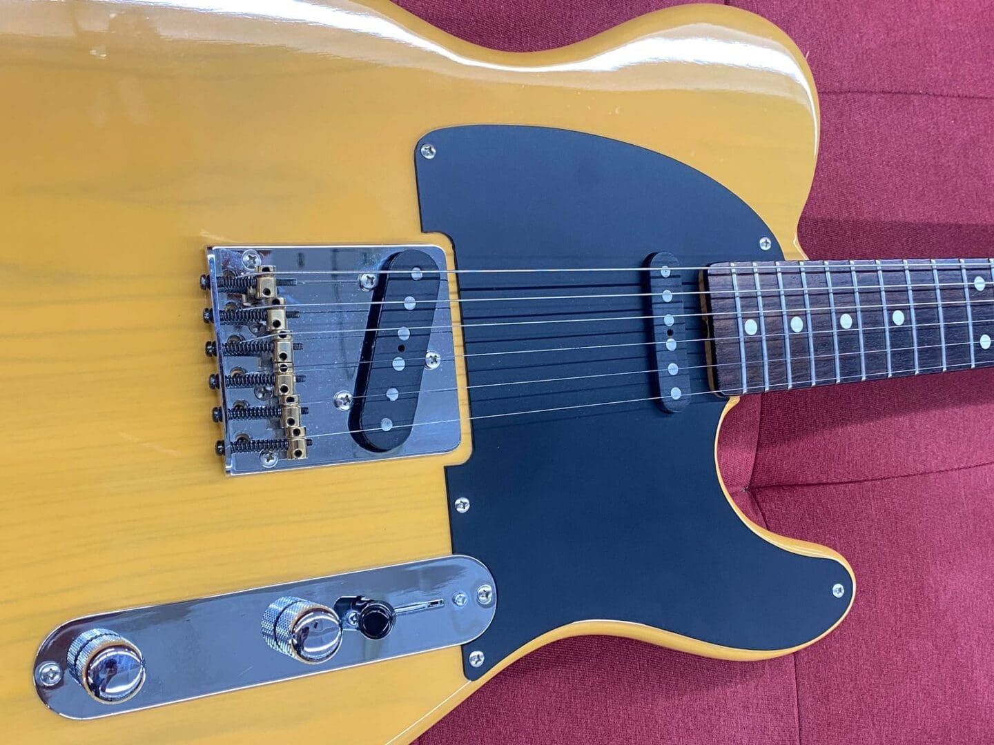 Bill Lawrence BT1R T-Style Electric Guitar 1980's - Butterscotch MIJ - Image 19