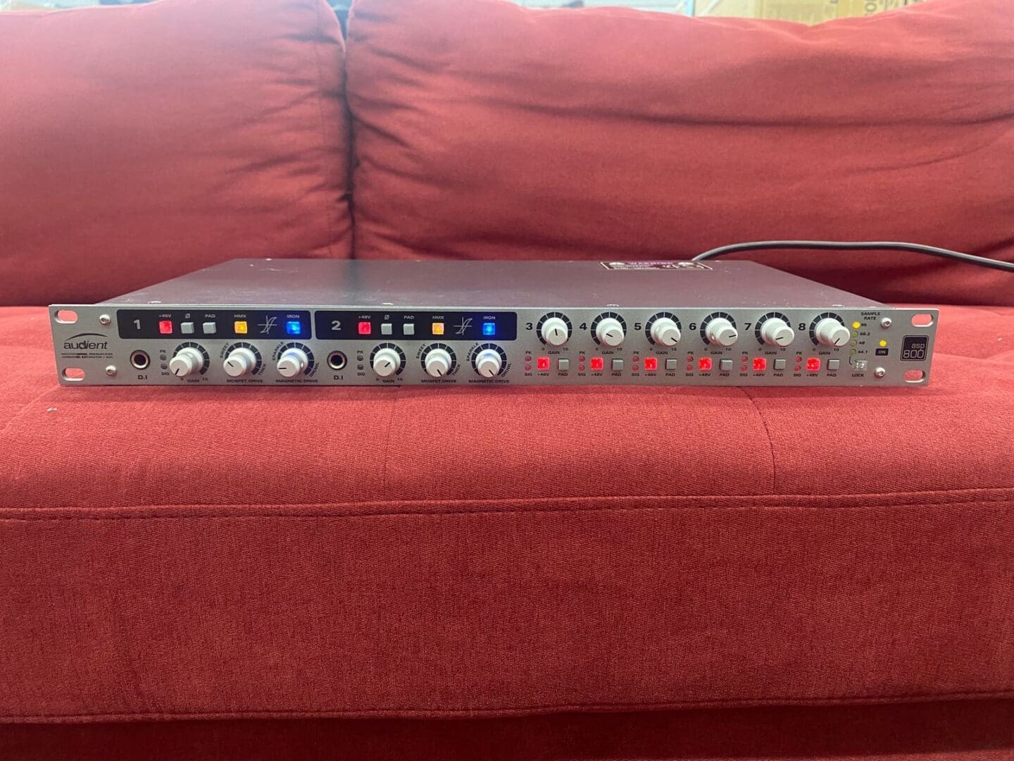 Audient ASP800 8-Channel Microphone Preamp/ADC
