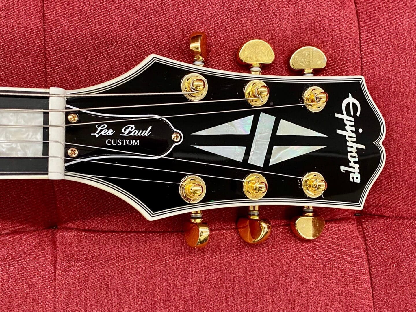 Epiphone Les Paul Custom Koa Solid Body Electric Guitar - Natural Koa w/ Case - Image 8