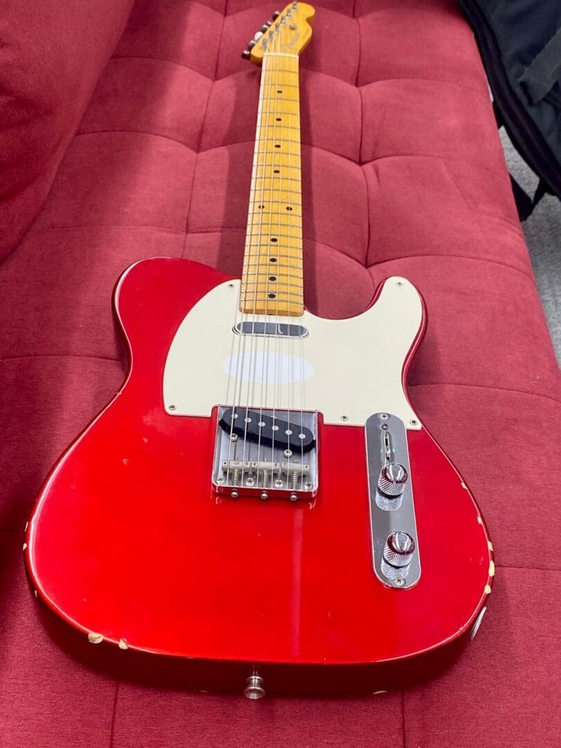 MIJ Fender Telecaster 50s’ Reissue 1995 - Candy Apple Red w/ Bag - Image 2