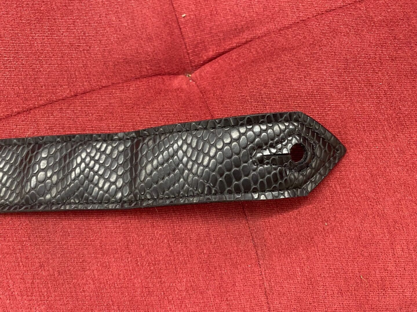 Steel Weather Bludgluttin " Black Momba" Studded Guitar Strap - Image 2
