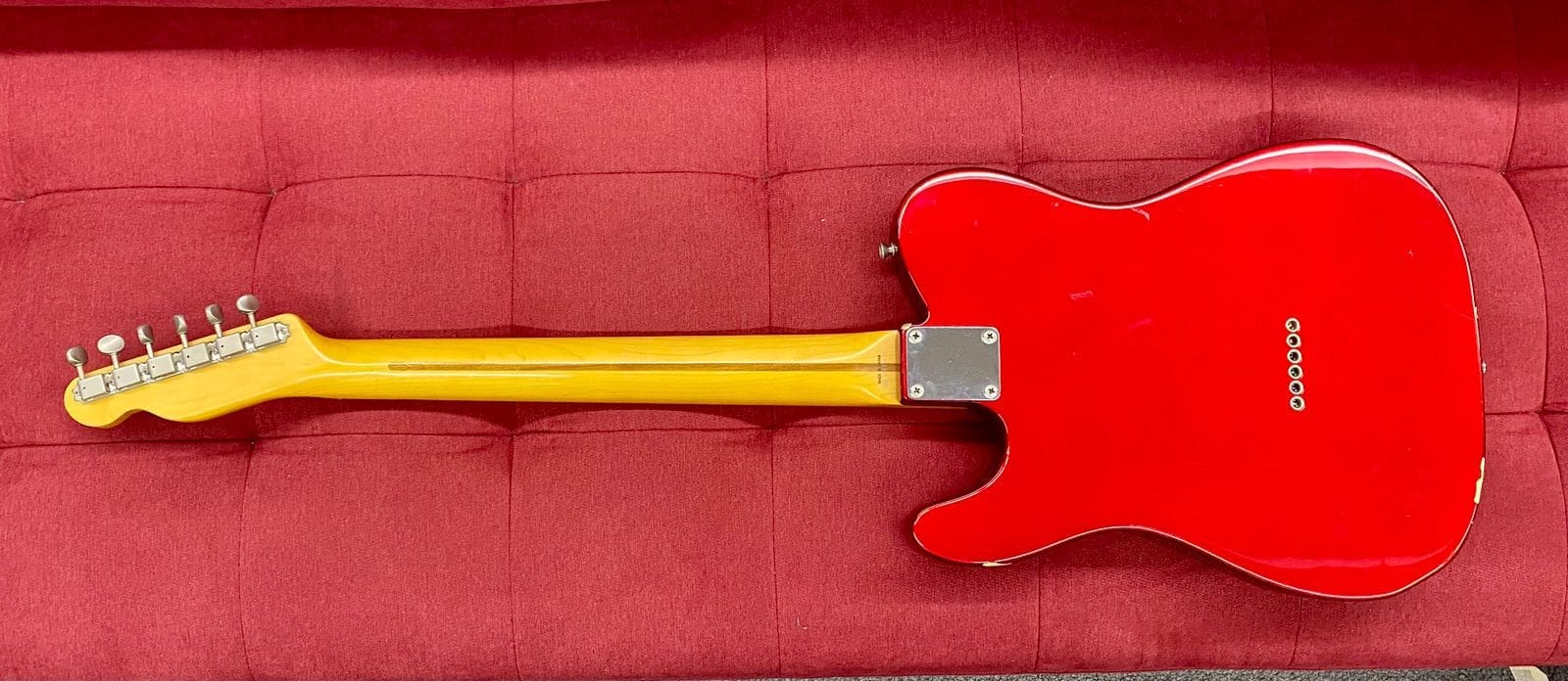 MIJ Fender Telecaster 50s’ Reissue 1995 - Candy Apple Red w/ Bag - Image 3