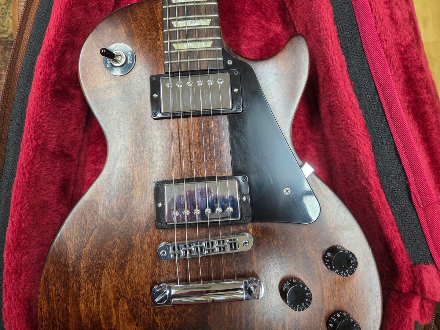 Gibson Les Paul Studio 2014 with Gigbag - Worn Brown - Image 9