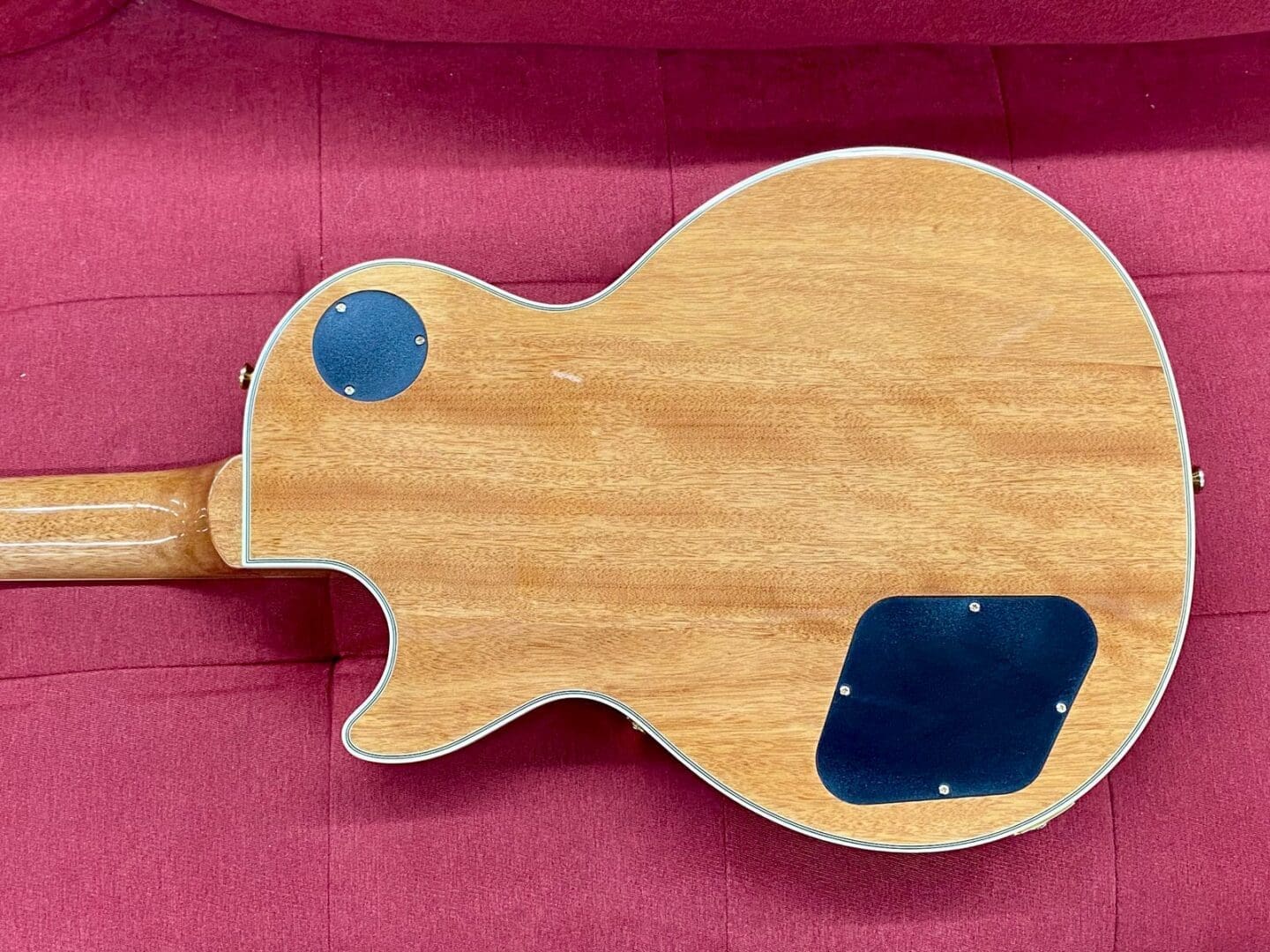 Epiphone Les Paul Custom Koa Solid Body Electric Guitar - Natural Koa w/ Case - Image 13