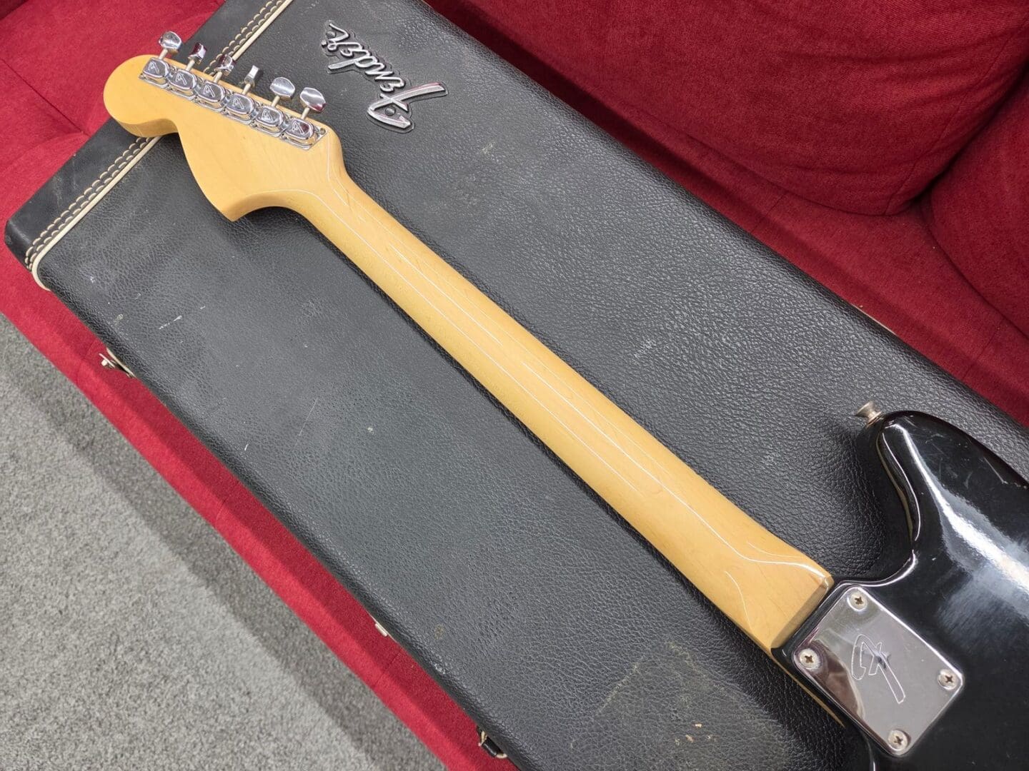 Fender Musicmaster with Rosewood Fretboard 1978 with Case and Hang Tag - Black - Image 6