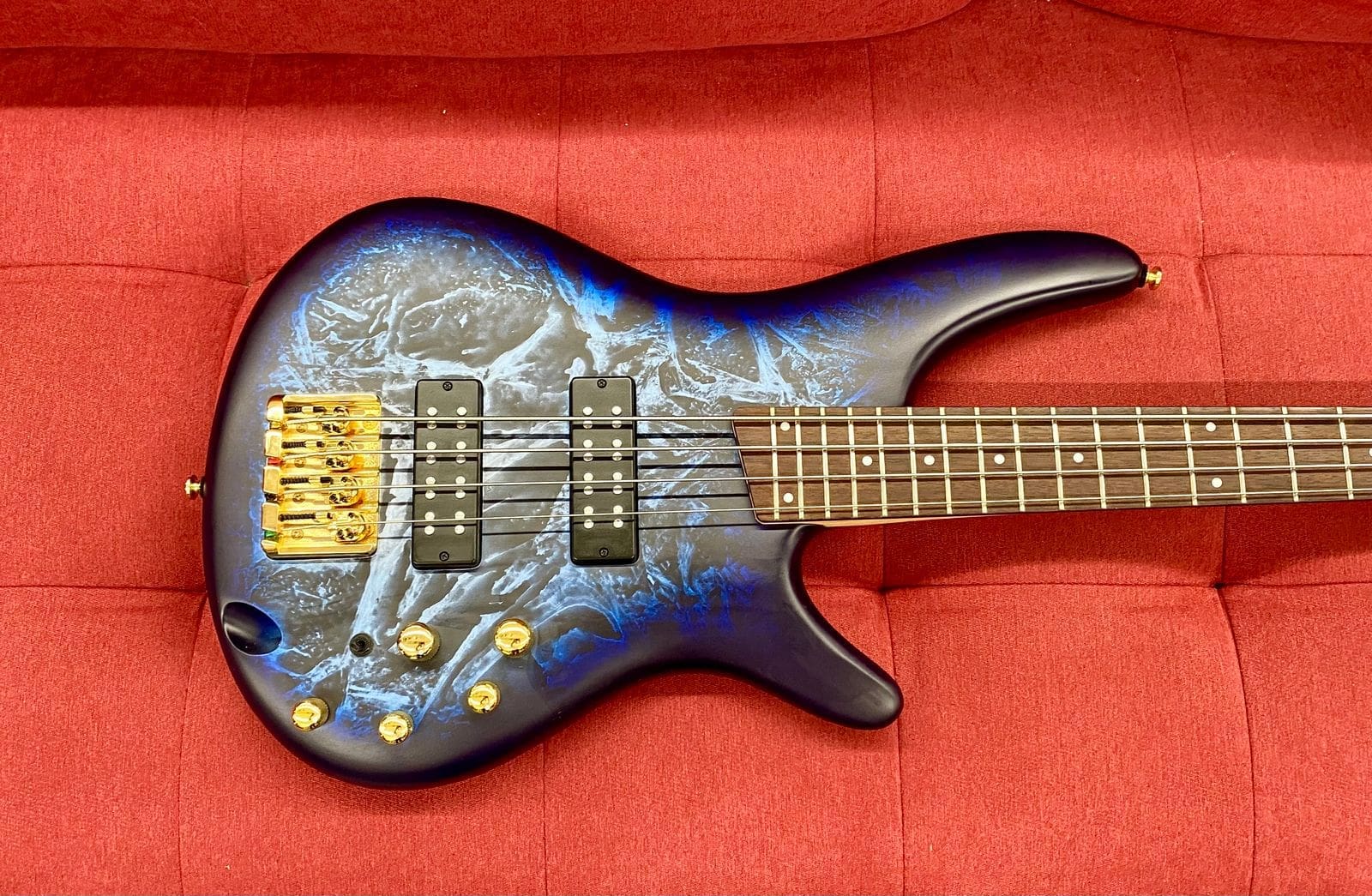 Ibanez SR300EDX Electric Bass Guitar - Cosmic Blue Frozen Matte - Image 3