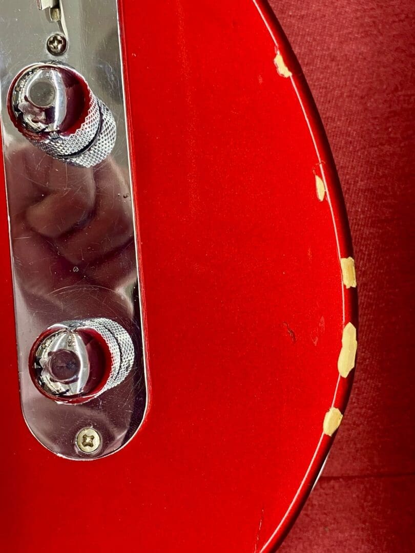 MIJ Fender Telecaster 50s’ Reissue 1995 - Candy Apple Red w/ Bag - Image 10