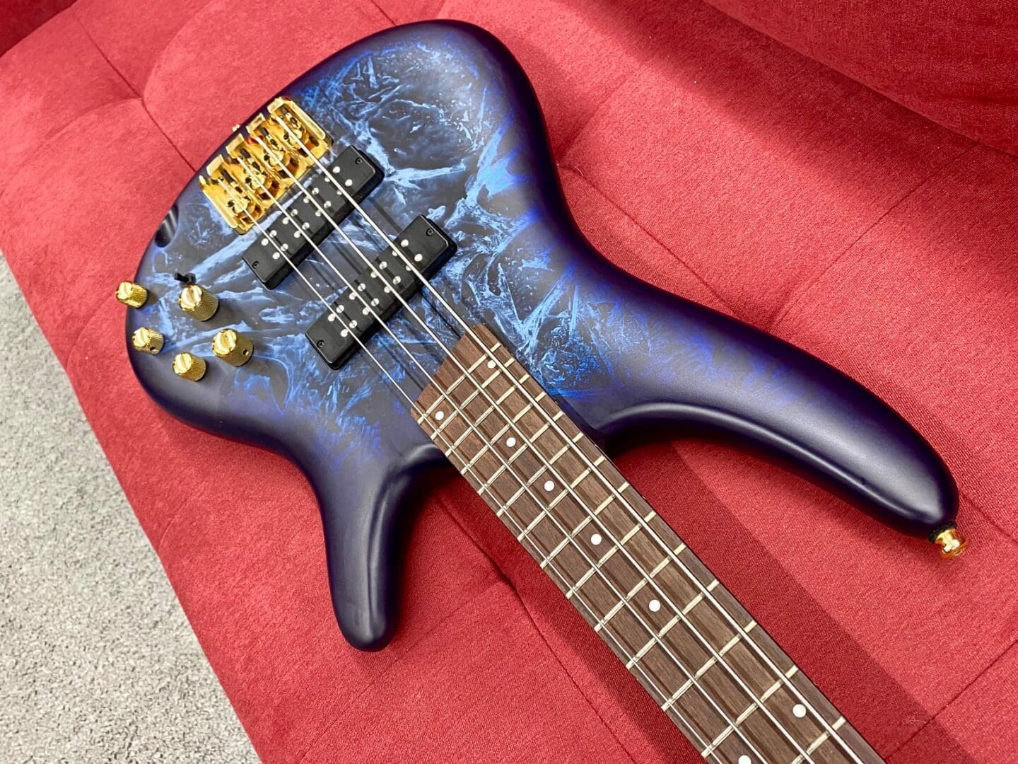 Ibanez SR300EDX Electric Bass Guitar - Cosmic Blue Frozen Matte - Image 4