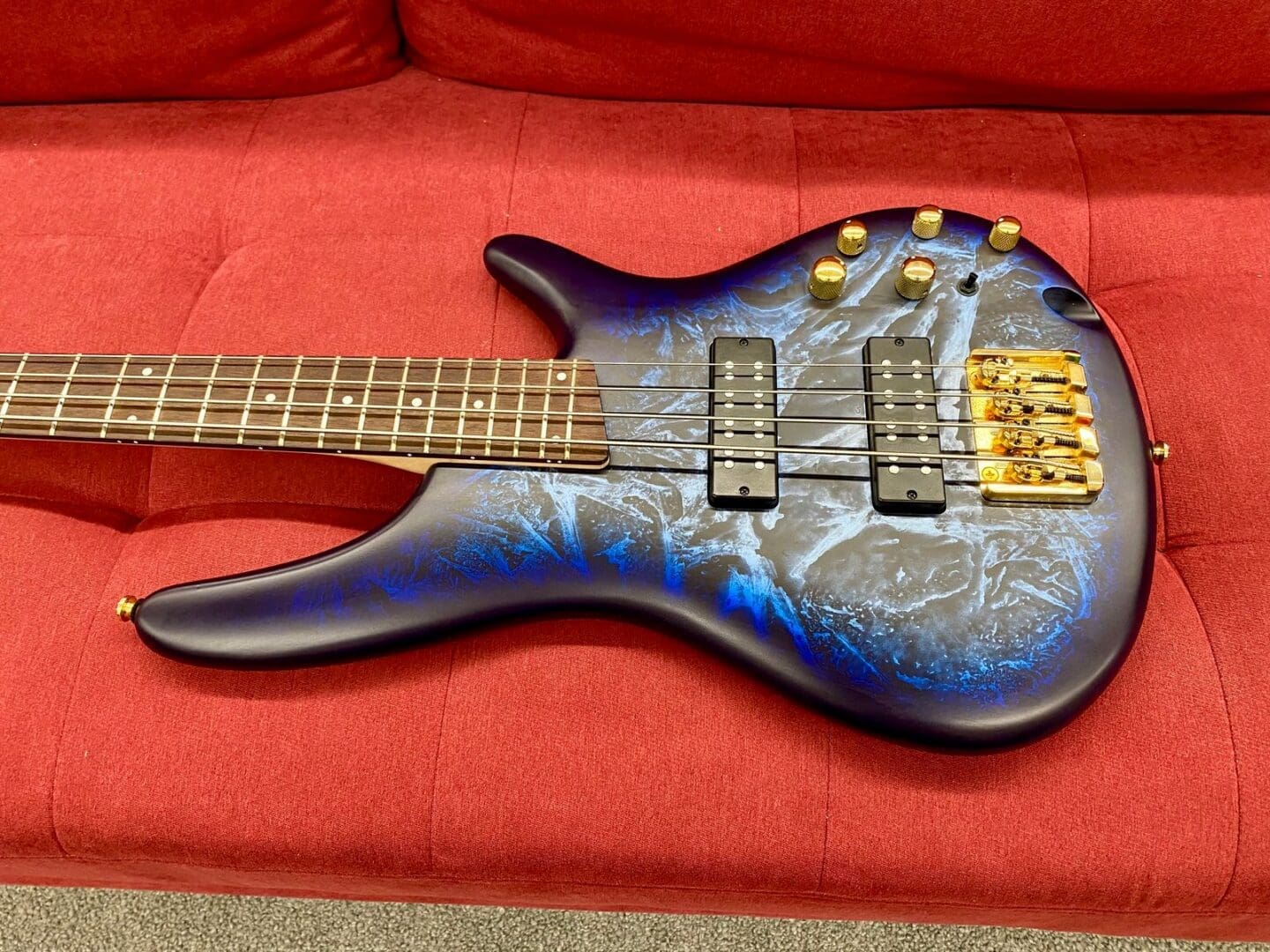 Ibanez SR300EDX Electric Bass Guitar - Cosmic Blue Frozen Matte - Image 11