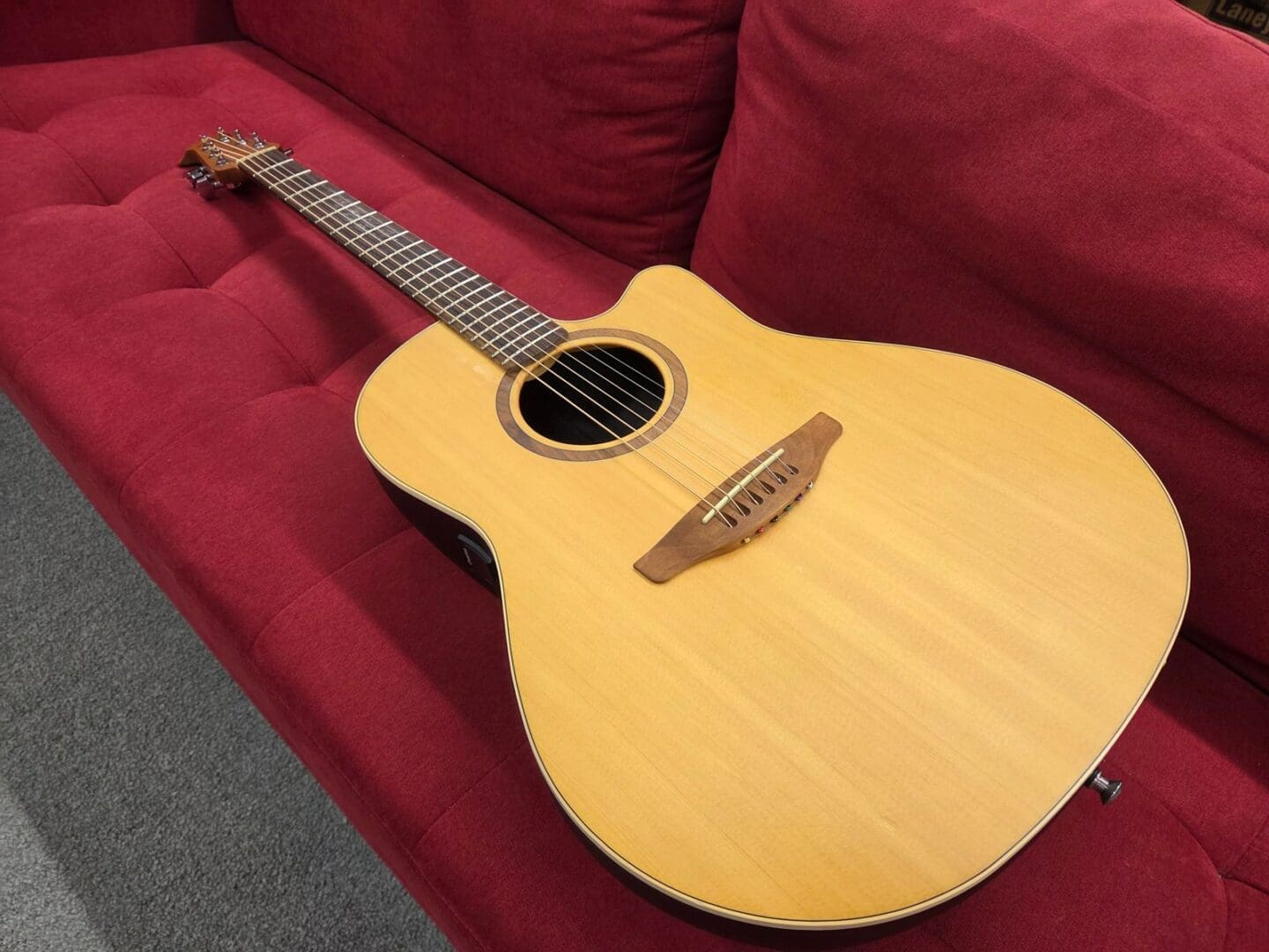 Ovation Balladeer Special S771-W with Case - Natural - Image 21